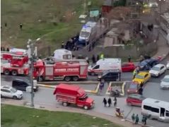 Esenyurt’ta işçi servisi şarampole yuvarlandı…