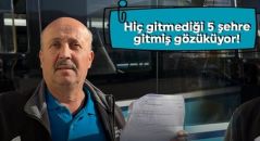 Hiç gitmediği 5 ilden 18 trafik cezası !