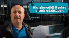Hiç gitmediği 5 ilden 18 trafik cezası !