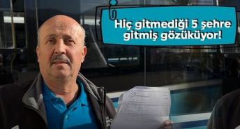 Hiç gitmediği 5 ilden 18 trafik cezası !
