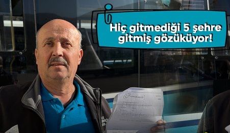 Hiç gitmediği 5 ilden 18 trafik cezası !