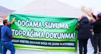 Tunceli’de 4 köyü etkileyecek ponza ve kum ocağı projesi iptal edildi