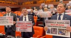 CHP’den TBMM Genel Kurulu’nda emekli aylığı eylemi!