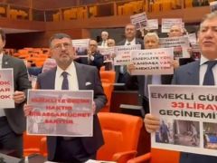 CHP’den TBMM Genel Kurulu’nda emekli aylığı eylemi!