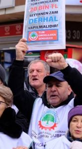 Eskişehir’de emekliler alanlardan haykırdı