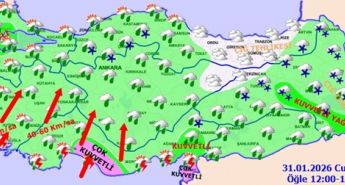 Meteoroloji’den SARI KODLU UYARI!