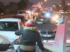 TEM Otoyolu’nda zincirleme kaza…