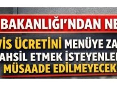 Ticaret Bakanlığı’ndan restoran ve kafelere ‘servis ücreti’ uyarısı!