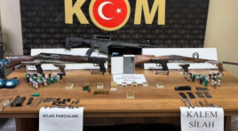 Sakarya’da bir evde gizli cephanelik çıktı!