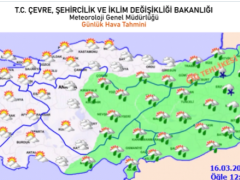 16 Mart 2026 hava durumu raporu… Bugün hava nasıl olacak?