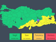 İçişleri Bakanlığı’ndan 14 il için sarı kodlu uyarı