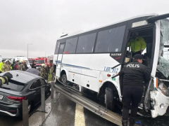 Kuzey Marmara Otoyolu’nda zincirleme kaza…