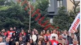 İstanbul’da öğretmenler ‘Fatma Hoca için adalet! ÖĞRETMENLER İŞ BIRAKTI