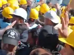Ankara’da maden işçilerinin yürüyüşüne polis müdahalesi!