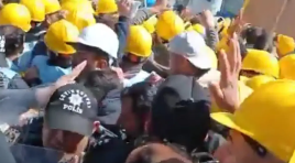 Ankara’da maden işçilerinin yürüyüşüne polis müdahalesi!