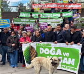 Eskişehir Doğa ve Yaşam Platformu, Yeşilliğimiz her şeyimiz Cengiz Holding’e vermeyiz