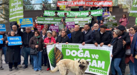 Eskişehir Doğa ve Yaşam Platformu, Yeşilliğimiz her şeyimiz Cengiz Holding’e vermeyiz