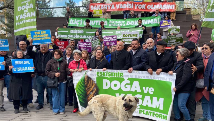 Eskişehir Doğa ve Yaşam Platformu, Yeşilliğimiz her şeyimiz Cengiz Holding’e vermeyiz
