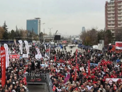 Ankara’da Emekçiler Tandoğan Meydanı’nda buluştu