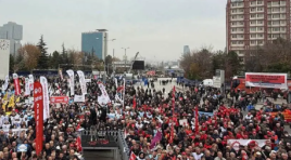 Ankara’da Emekçiler Tandoğan Meydanı’nda buluştu