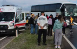 Aksaray’da tur otobüsü kaza yaptı…