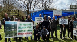 Amasya’, Esençay köylüleri bölgede çadır kurup nöbet başlattı…