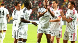 Beşiktaş deplasmanda Gaziantep FK’yı 2-0 yendi