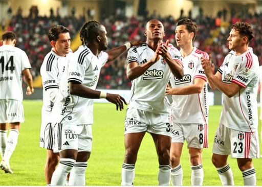 Beşiktaş deplasmanda Gaziantep FK’yı 2-0 yendi