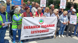 Emekliler, ‘Sadaka değil hakkımızı istiyoruz’