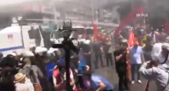 İzmir’ Cumhuriyet Meydanı ablukaya alındı: TOMA’lı, biber gazlı müdahale başladı!