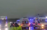 Malatya’da yolcu otobüsü devrildi!