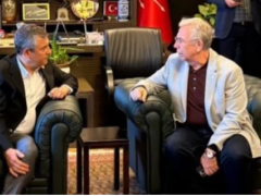 Mansur Yavaş, Özgür Özel’i meclis’te ziyaret etti