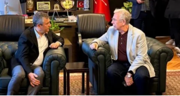 Mansur Yavaş, Özgür Özel’i meclis’te ziyaret etti