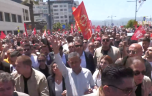 Özgür Özel’in İzmir mitinginde gerginlik