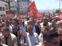 Özgür Özel’in İzmir mitinginde gerginlik