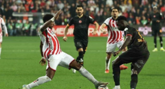 Samsunspor Galatasaray’ı sahadan sildi….