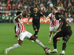 Samsunspor Galatasaray’ı sahadan sildi….