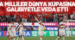 A Milliler Dünya kupasına galibiyetle veda etti…