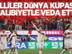 A Milliler Dünya kupasına galibiyetle veda etti…