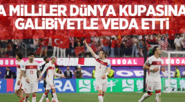 A Milliler Dünya kupasına galibiyetle veda etti…