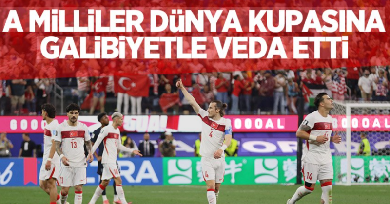 A Milliler Dünya kupasına galibiyetle veda etti…