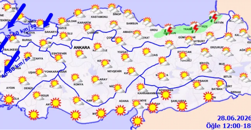 Meteoroloji’den sıcaklık uyarısı