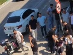 Bursa’da YARALI HALDE OĞLUNA TAMPON YAPTI