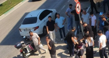 Bursa’da YARALI HALDE OĞLUNA TAMPON YAPTI