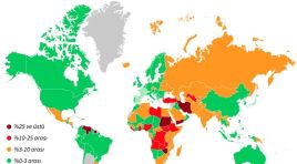 Türkiye en yüksek enflasyon oranına sahip dördüncü ülke…