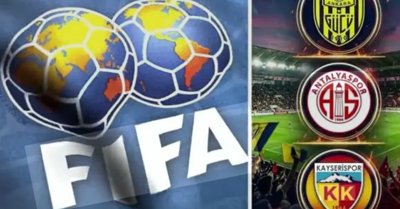 FIFA’dan 3 Türk kulübüne transfer yasağı
