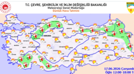 11 ilde sağanak yağış bekleniyor…