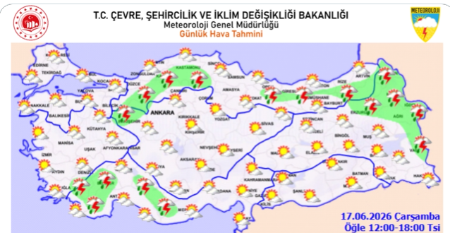 11 ilde sağanak yağış bekleniyor…