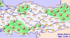 Meteoroloji: 15 ilde sağanak yağış