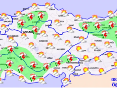 Meteoroloji: 15 ilde sağanak yağış